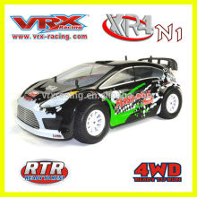 1/10th sem escova Rally RC carro, carro elétrico do RC Rally